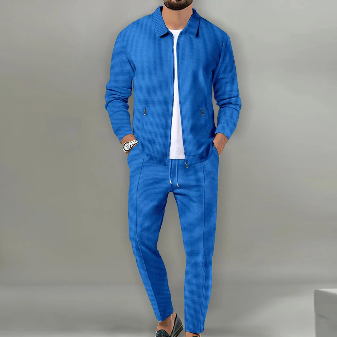Egon™ | Herrset med väst med dragkedja