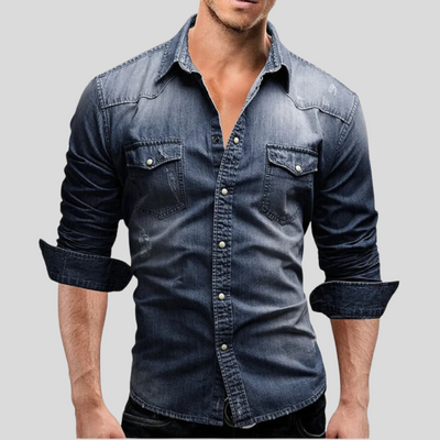 Helge™ | Modern denimskjorta