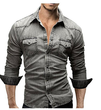 Helge™ | Modern denimskjorta