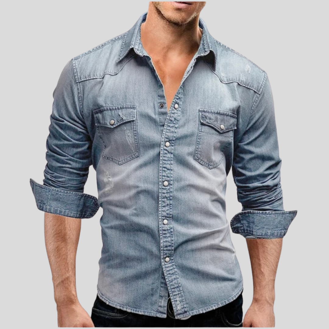 Helge™ | Modern denimskjorta