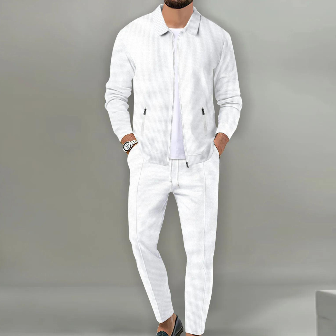Egon™ | Herrset med väst med dragkedja