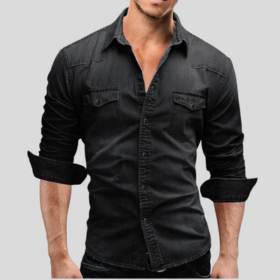 Helge™ | Modern denimskjorta