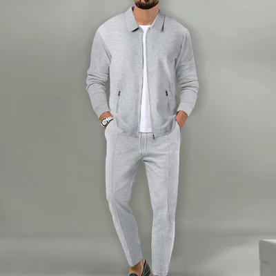 Egon™ | Herrset med väst med dragkedja