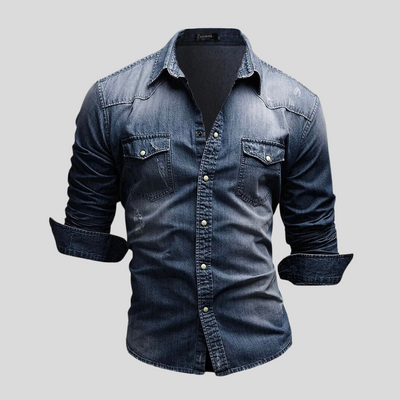 Helge™ | Modern denimskjorta