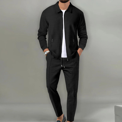 Egon™ | Herrset med väst med dragkedja