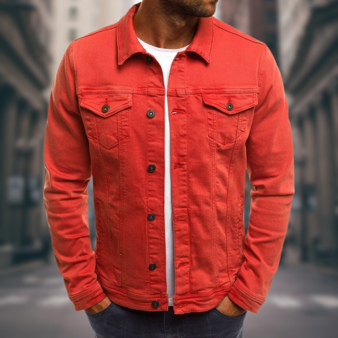 Thomas™ | Skräddarsydd jeansjacka