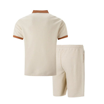 Krister™ | Polo och shorts sommarsätt i bomull