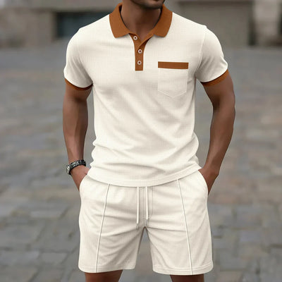 Krister™ | Polo och shorts sommarsätt i bomull