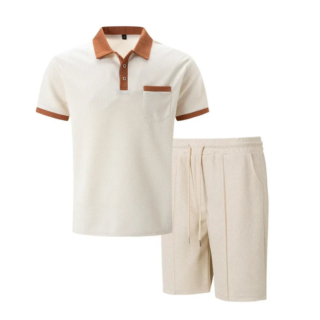 Krister™ | Polo och shorts sommarsätt i bomull