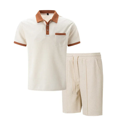 Krister™ | Polo och shorts sommarsätt i bomull