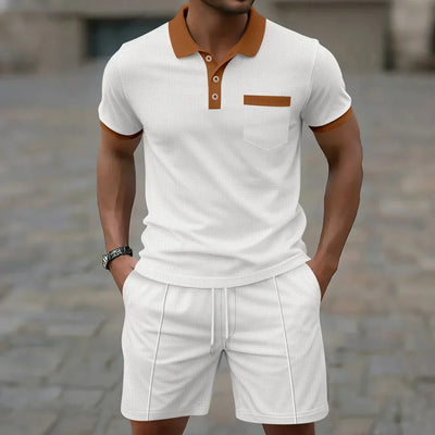 Krister™ | Polo och shorts sommarsätt i bomull
