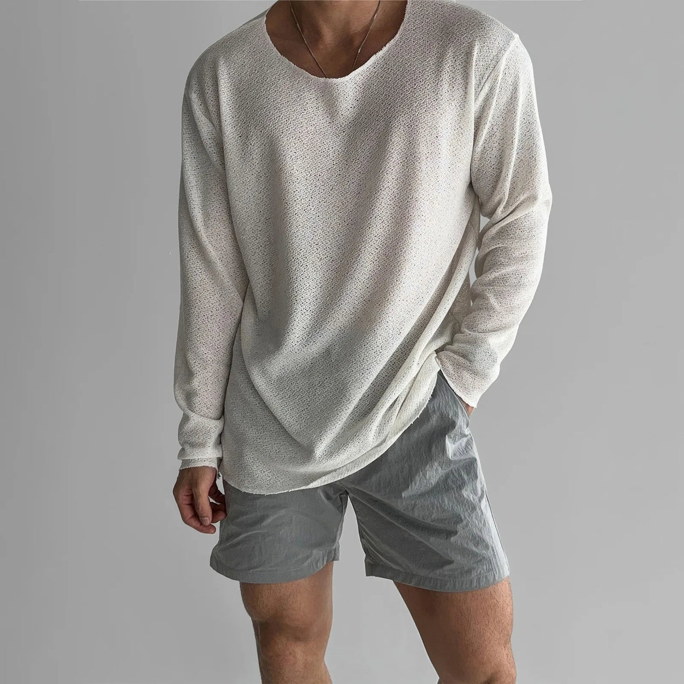 Jörgen™ | T-shirt i hålstickning